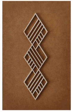 Koivuiset Leather Boho Vinouma Taulu 37x57 Cm Konjakki