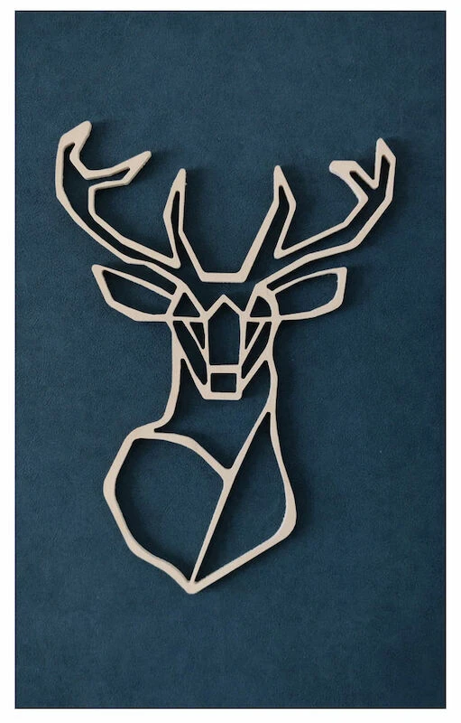 Koivuiset Leather Peura Taulu 37x57 Cm Petrooli 2 Koivuiset Leather Peura Taulu 37x57 Cm Petrooli - Image 2