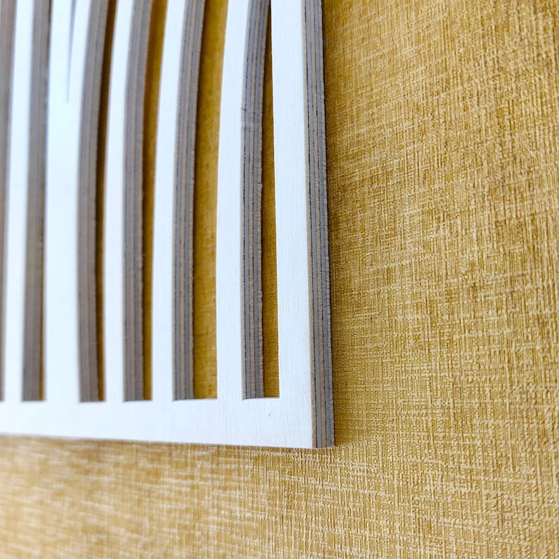 Koivuiset Taipuva Metsä Taulu Okra 37x57cm 1 Koivuiset Taipuva Metsä Taulu Okra 37x57cm