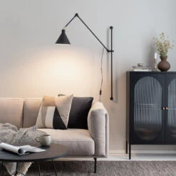 Bloomingville Nicita Vaasi Ruskea -Yleinen Kotikauppa korsi seinavalaisin web 8