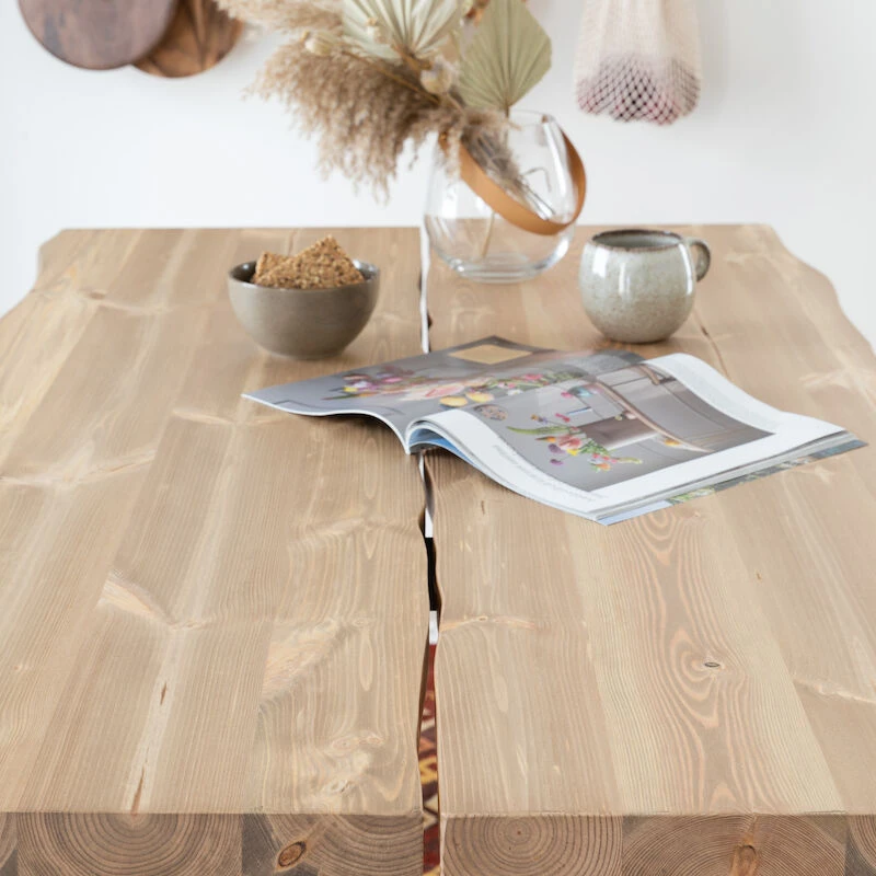 Lana Lankkupöytä 150x88 Cm Antiikkipetsattu/musta 6 Lana Lankkupöytä 150x88 Cm Antiikkipetsattu/musta - Image 6