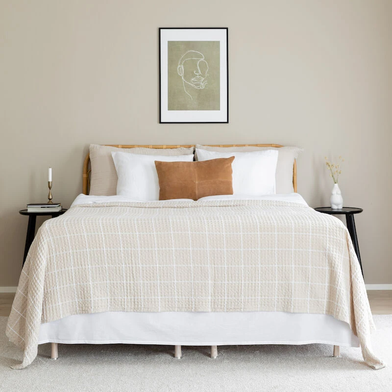 Lempi Helmalakana 90x200 Cm 45 Cm Korkea Valkoinen 2 Lempi Helmalakana 90x200 Cm 45 Cm Korkea Valkoinen - Image 2