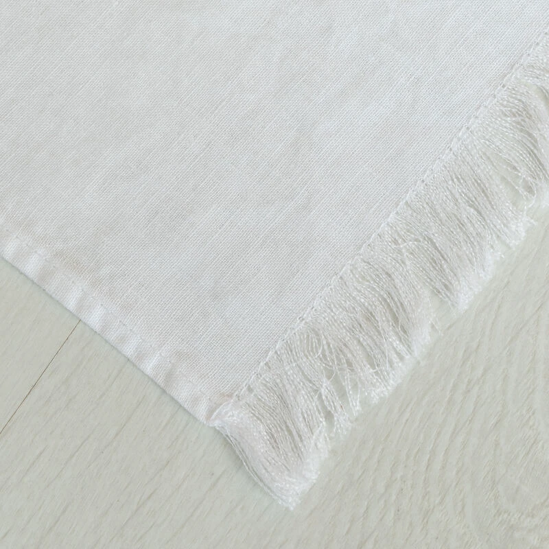 Linnea Pellava Kylpypyyhe Hapsuilla 68x140 Cm Valkoinen 4 Linnea Pellava Kylpypyyhe Hapsuilla 68x140 Cm Valkoinen - Image 4