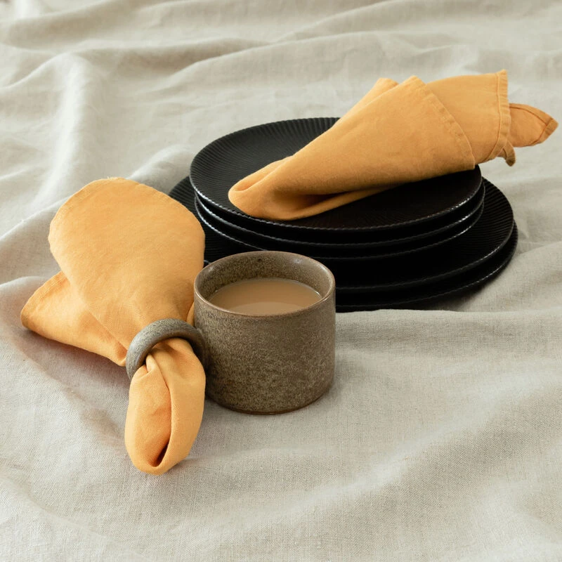 Linnea Pellava Lautasliina 2 Kpl Setti Vaalea Rosa 2 Linnea Pellava Lautasliina 2 Kpl Setti Vaalea Rosa - Image 2