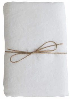 Linnea Pellava Pöytäliina 140x250 Cm Valkoinen