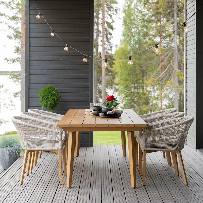 Loiste 6-hengen Ruokailuryhmä Hiekka 1 Loiste 6-hengen Ruokailuryhmä Hiekka