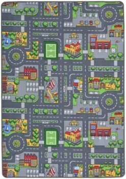 Liikennematto Harmaa 100x150cm