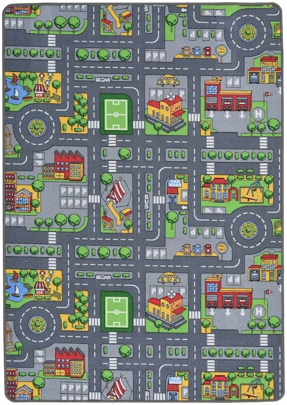 Liikennematto Harmaa 100x150cm 1 Liikennematto Harmaa 100x150cm