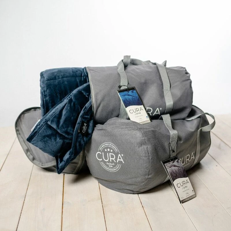 Cura Minky Painohuopa 6kg 140x200 Cm Punainen 1 Cura Minky Painohuopa 6kg 140x200 Cm Punainen