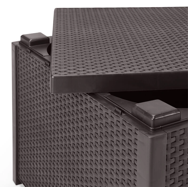 Keter Monaco Sohvaryhmä Säilytyspöydällä, Ruskea 5 Keter Monaco Sohvaryhmä Säilytyspöydällä, Ruskea - Image 5