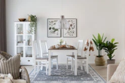 Helmi Meriheinäkori 18x22x20 Cm -Yleinen Kotikauppa moona ruokailuryhma 4 hengen valkoinen harmaa web 2