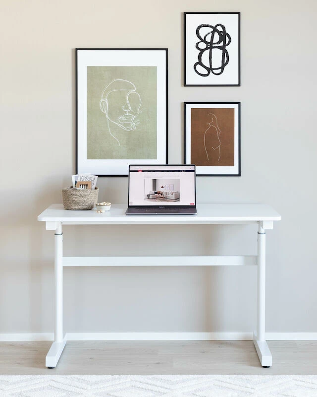 Multi Säätöpöytä 120x60 Cm Valkoinen 2 Multi Säätöpöytä 120x60 Cm Valkoinen - Image 2