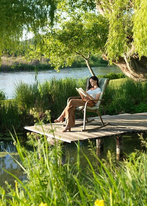 Nardi Folio Nojatuoli Käsinojilla Valkoinen 2 Nardi Folio Nojatuoli Käsinojilla Valkoinen - Image 2