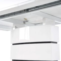 Nobel Jatkettava Ruokapöytä 160-200x90 Cm Kiiltävä Valkoinen 8 Nobel Jatkettava Ruokapöytä 160-200x90 Cm Kiiltävä Valkoinen -Yleinen Kotikauppa nobel ruokap yt jatkettava mekanismi veke