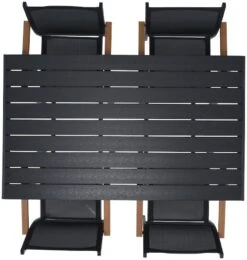 Odense-Saarni 4-hengen Ruokailuryhmä Musta -Yleinen Kotikauppa odense saarni ruokailuryhm 4 hengen musta