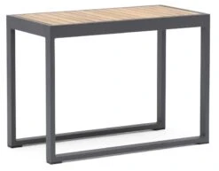 Hillerstorp Oxelunda Sivupöytä Korkea Hiilenharmaa/teak