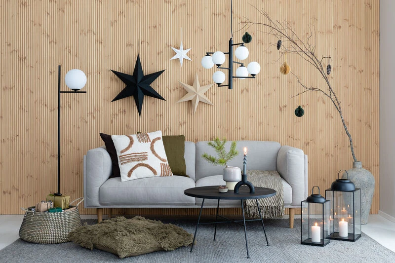 Paperitähti 6-sakarainen 50 Cm Luonnonvärinen 3 Paperitähti 6-sakarainen 50 Cm Luonnonvärinen - Image 3