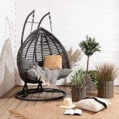 Pisara Kahden Istuttava Riippukeinu Jalustalla Harmaa Polyrottinki/teräs 9 Pisara Kahden Istuttava Riippukeinu Jalustalla Harmaa Polyrottinki/teräs -Yleinen Kotikauppa pisara kahden istuttava riippukeinu web 2