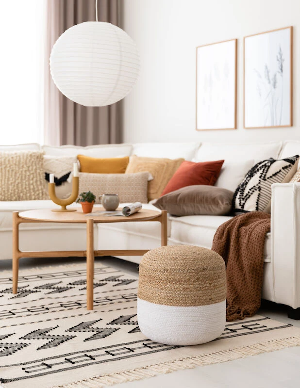 Juuri Koristetyyny 50x50 Cm Luonnonväri 3 Juuri Koristetyyny 50x50 Cm Luonnonväri - Image 3