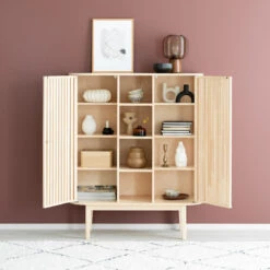 House Nordic Fondo Kynttilänjalka Musta -Yleinen Kotikauppa rima kaappi avohyllylla web 6