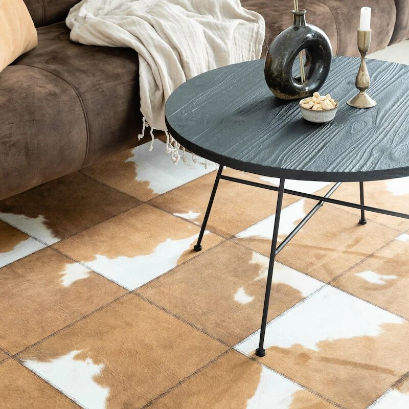 Rodeo Matto 160x230 Cm Ruskea/valkoinen 2 Rodeo Matto 160x230 Cm Ruskea/valkoinen - Image 2