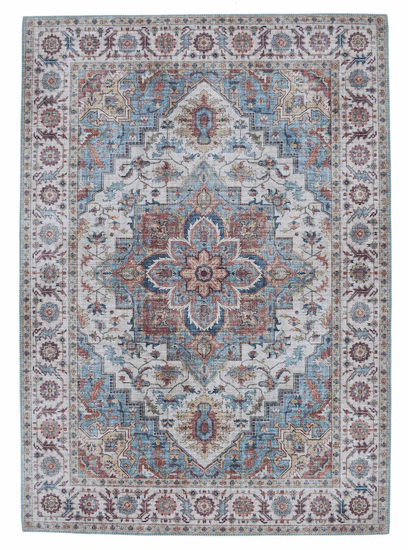 Ronda Matto 160x230 Cm Sini/ruskea 2 Ronda Matto 160x230 Cm Sini/ruskea - Image 2