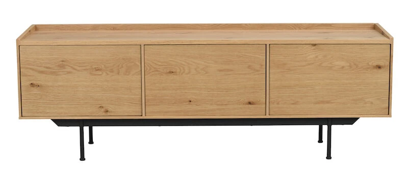 Rowico Brewerton Tv-taso 160x40x56 Cm Tammi/musta 1 Rowico Brewerton Tv-taso 160x40x56 Cm Tammi/musta