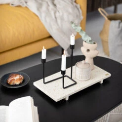 Bloomingville Hafi Kynttilänjalka Musta