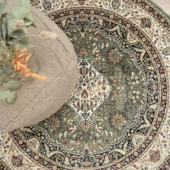 Royal Palace Viskoosimatto Pyöreä Ø135 Cm Vihreä