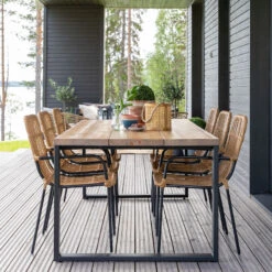 Ruska-Oldie 6-hengen Ruokailuryhmä Musta-luonnonväri 11 Ruska-Oldie 6-hengen Ruokailuryhmä Musta-luonnonväri -Yleinen Kotikauppa ruska poyta oldie tuolit 6 hengen ryhma 11 web