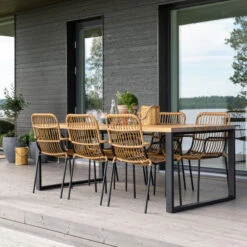 Ruska-Oldie 6-hengen Ruokailuryhmä Musta-luonnonväri 10 Ruska-Oldie 6-hengen Ruokailuryhmä Musta-luonnonväri -Yleinen Kotikauppa ruska poyta oldie tuolit 6 hengen ryhma 2 web