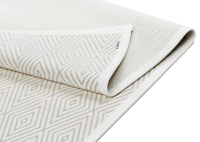 Narma Kalana Kaksipuolinen Puuvillamatto Valkoinen 100x160 Cm 4 Narma Kalana Kaksipuolinen Puuvillamatto Valkoinen 100x160 Cm - Image 4