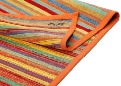 Narma Liiva Kaksipuolinen Puuvillamatto Monivärinen 100x160 Cm 10 Narma Liiva Kaksipuolinen Puuvillamatto Monivärinen 100x160 Cm -Yleinen Kotikauppa s sw2 liiva multi detail turn perspective