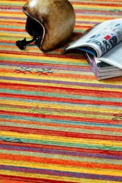 Narma Liiva Kaksipuolinen Puuvillamatto Monivärinen 70x140 Cm -Yleinen Kotikauppa s sw2 liiva multi int detail side1 kopio