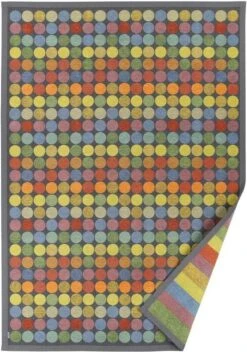 Narma Pallika Kaksipuolinen Puuvillamatto Värikäs 80x250 Cm 8 Narma Pallika Kaksipuolinen Puuvillamatto Värikäs 80x250 Cm -Yleinen Kotikauppa s sw2 pallika bright side1 turn