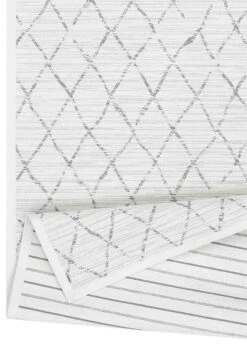 Narma Vao Kaksipuolinen Puuvillamatto Valkoinen 70x140 Cm 11 Narma Vao Kaksipuolinen Puuvillamatto Valkoinen 70x140 Cm -Yleinen Kotikauppa s sw2 vao white detail turn 1