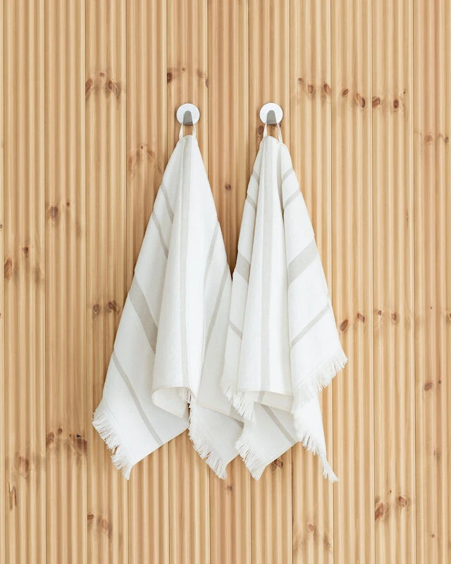 Sade Pellavasekoite Käsipyyhe 50x80 Cm Luonnonvalkoinen/maitokahvi 4 Sade Pellavasekoite Käsipyyhe 50x80 Cm Luonnonvalkoinen/maitokahvi - Image 4