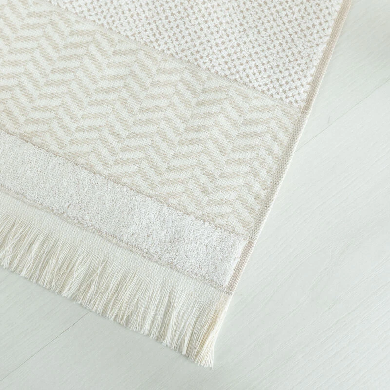 Safari Pellavasekoite Käsipyyhe 50x80 Cm Luonnonvalkoinen/maitokahvi 4 Safari Pellavasekoite Käsipyyhe 50x80 Cm Luonnonvalkoinen/maitokahvi - Image 4