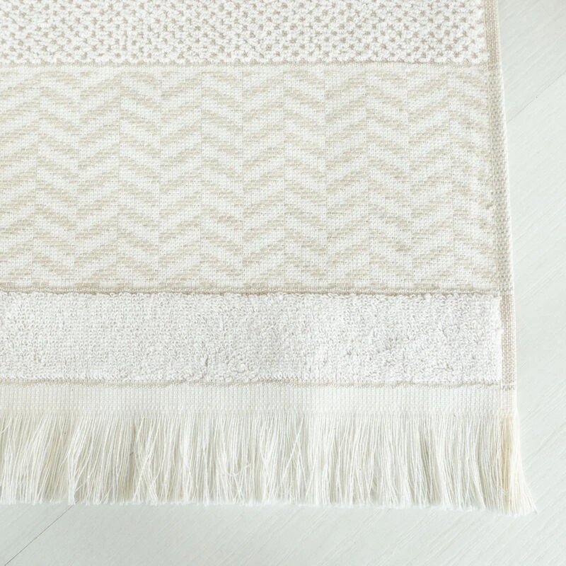 Safari Pellavasekoite Käsipyyhe 50x80 Cm Luonnonvalkoinen/maitokahvi 1 Safari Pellavasekoite Käsipyyhe 50x80 Cm Luonnonvalkoinen/maitokahvi