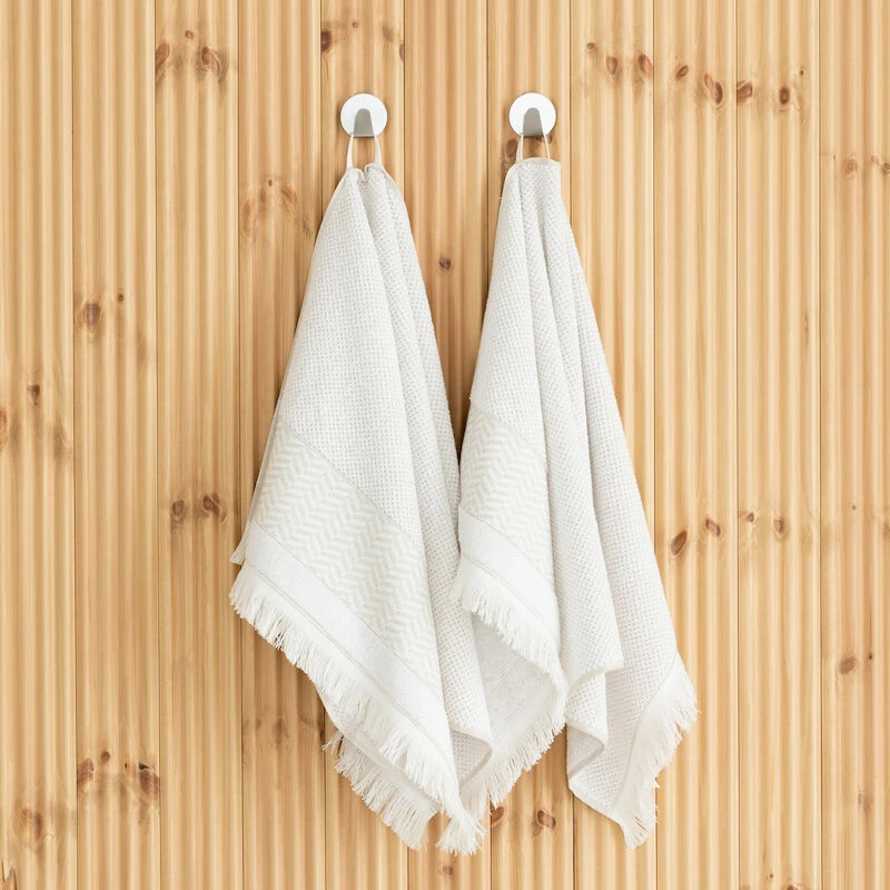 Safari Pellavasekoite Käsipyyhe 50x80 Cm Luonnonvalkoinen/maitokahvi 2 Safari Pellavasekoite Käsipyyhe 50x80 Cm Luonnonvalkoinen/maitokahvi - Image 2