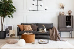 Day Sivupöytä Pyöreä Ø46x50 Cm Musta/ruskea