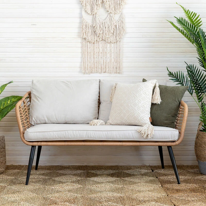 Scandic 2-istuttava Sohva Luonnonväri 2 Scandic 2-istuttava Sohva Luonnonväri - Image 2