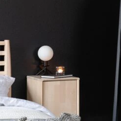 Sessak Aria Pöytävalaisin Musta, Valkoinen Lasi -Yleinen Kotikauppa sessak aria poytavalaisin mustavalkoinen3