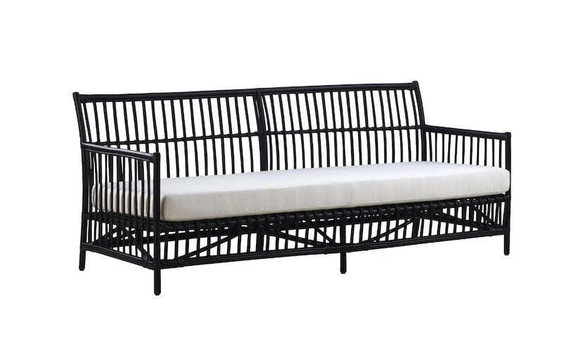 Sika-Design Caroline 3-istuttava Sohva Ilman Pehmustetta Musta 1 Sika-Design Caroline 3-istuttava Sohva Ilman Pehmustetta Musta