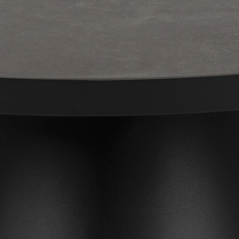 Soli Pyöreä Sohvapöytä Ø85,7 Cm Musta 2 Soli Pyöreä Sohvapöytä Ø85,7 Cm Musta - Image 2