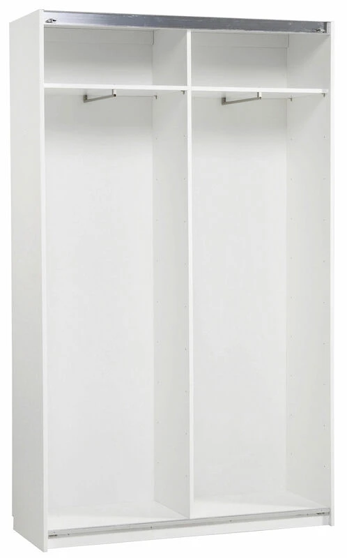 Stina Liukuovikomero 120 Cm Valkoinen/hopeajalava 1 Stina Liukuovikomero 120 Cm Valkoinen/hopeajalava