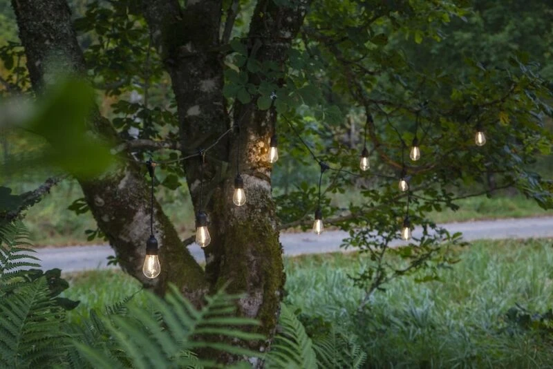 String Light Ulkovalosarja 10-ledillä Musta 3 String Light Ulkovalosarja 10-ledillä Musta - Image 3