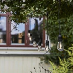 String Light Ulkovalosarja 10-ledillä Musta 9 String Light Ulkovalosarja 10-ledillä Musta -Yleinen Kotikauppa string light valosarja 10L musta 2 miljoo