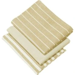 Svanefors Alba Keittiöpyyhe 3 Kpl 50x70 Cm Okra