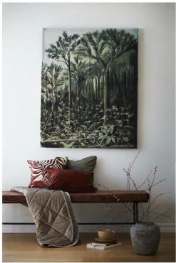 Svanefors Botanic Seinäryijy 100x127 Cm Vihreä